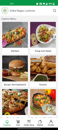 Android application Kitchen - The Food Stop screenshort