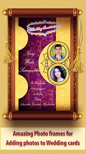 Screenshot of Wedding Card Maker