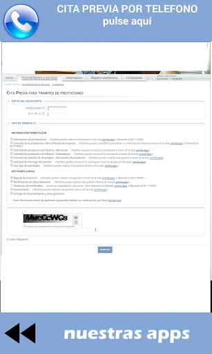 CITA PREVIA Tutorial Screen 3