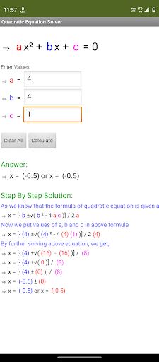 Matrix Man - All in One Calc. Screen 2