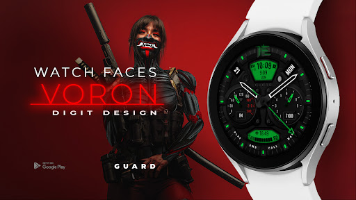 Android application Voron GUARD Hybrid Watch Face screenshort