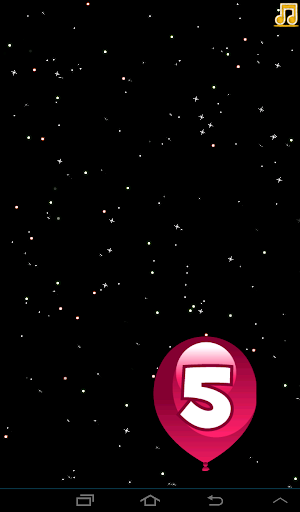 Android application Number Balloon Pop Preschool screenshort
