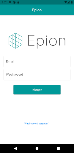 Android application Epion screenshort