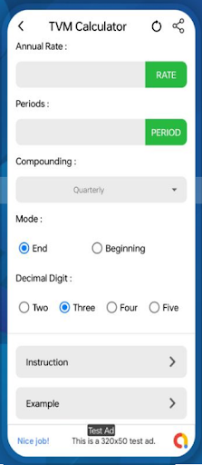 Android application Ultimate Financial Calculator screenshort