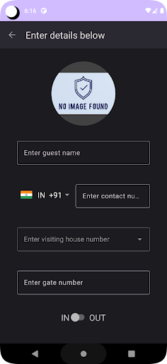 Android application QR Vehicle Recorder-Admin screenshort