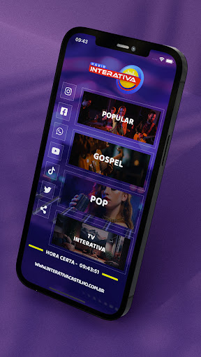 Android application Rádio Interativa Castilho screenshort