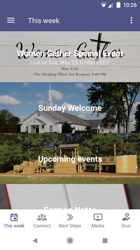 Android application Swift Creek Presbyterian screenshort