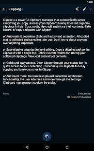 Clipper - Clipboard Manager Screenshot