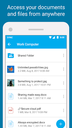 Sync.com - Secure cloud storage and file sharing 3.7.2.1 screenshots 1