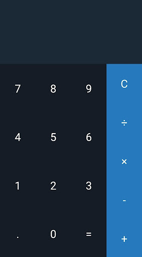 Android application MyCalculator screenshort