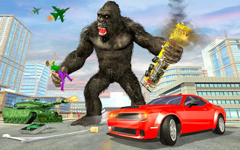 Gorilla Games :king kong Game 1.0.0 APK + Mod (Unlimited money) untuk android