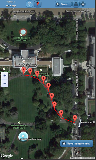 Android application Maps Ruler screenshort