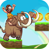 Caveman Riding Mammoth Run icon
