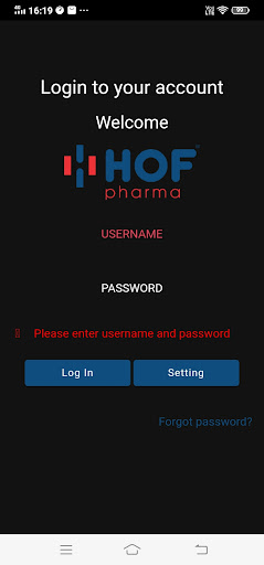 Android application HOFart screenshort