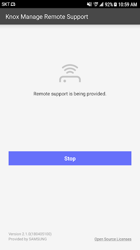 Knox Remote Support Screen 3
