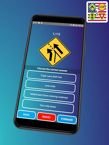 Road Signs Test 2024 US Screen 3