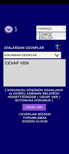 Android application Ancestral Answers - Answers screenshort