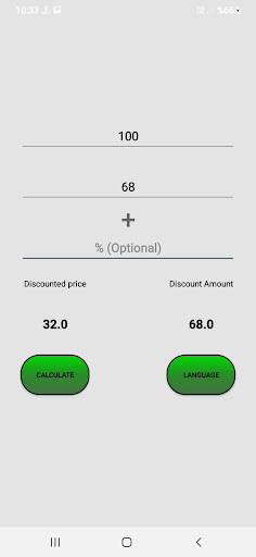 Percentage Calculator Screen 2