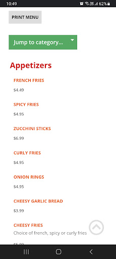 Pepis Pizzeria Screen 2