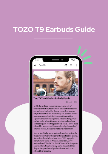 TOZO T9 Earbuds Guide Screen 2