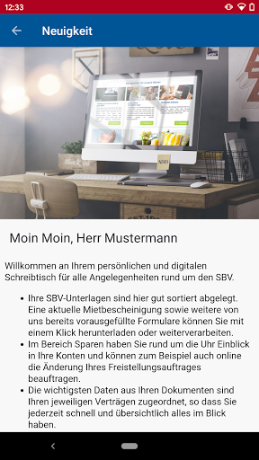 MeinSBV - mein Zuhause Screen 2