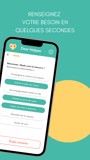 Dear Helpee – Aide à domicile Screen 2