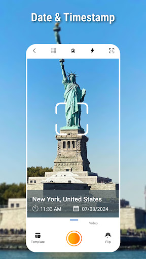 GPS Camera And Timestamp Screenshot