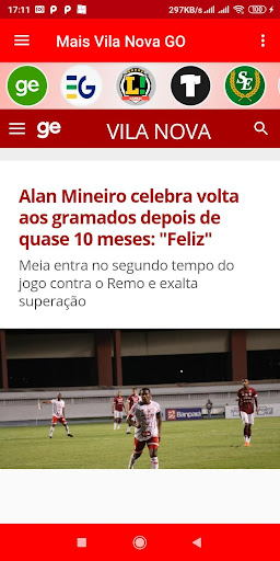 Android application Mais Vila Nova GO screenshort