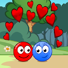 Red and Blue Ball Lovers 8