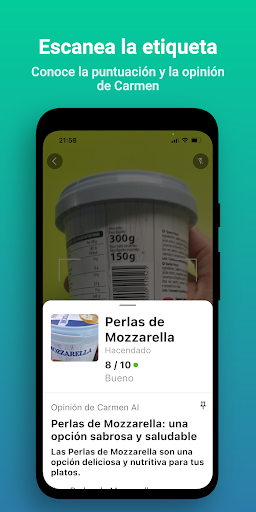 Carmen AI: Escáner alimentos Screenshot 2 - AppWisp.com