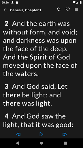 Holy Bible: KJV, with audio Screen 3