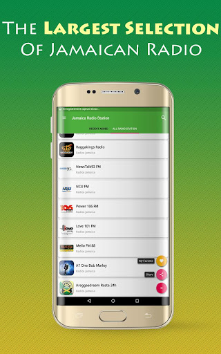 Jamaica Radio Station App Screen 3