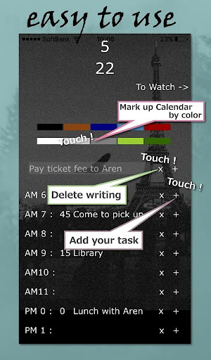 Simple Calendar app *DeepBlack Screen 2