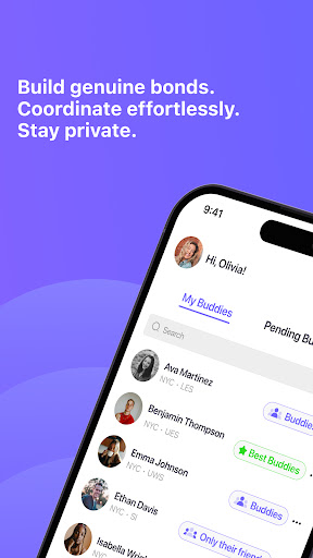 Android application Let's Hang! screenshort