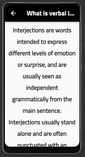 Android application volitive interjection screenshort