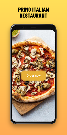 Android application Primo Italian Restaurant screenshort