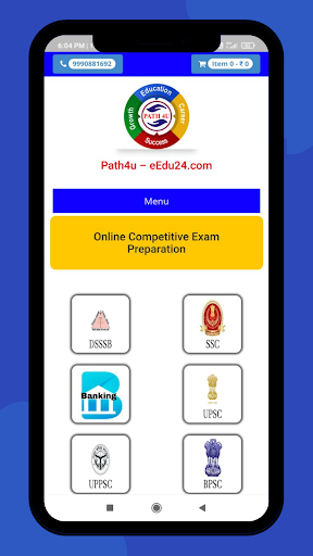 Android application Eedu24 screenshort