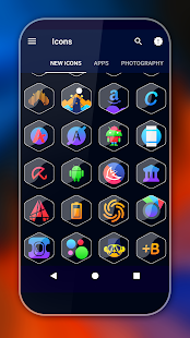 Oranux - екранна снимка на пакет с икони