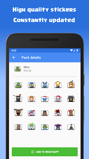 تطبيق CR Emotes - Stickers for Whats برو2