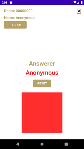 Online Quiz Buzzer Screen 2