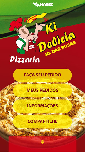 Android application Pizzaria Kidelicia JD screenshort