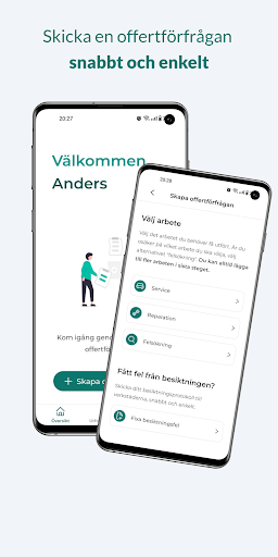 Android application BilGo: Offerter på bilverkstad screenshort