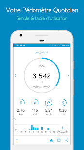 Podomètre Accupedo Capture d'écran