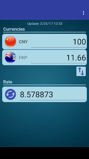 Android application CHN Yuan x Falkland Isl. Pound screenshort