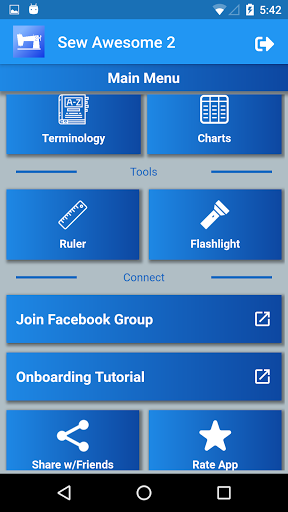 Screenshot of Sew Awesome 2 (Sewing Tracker)