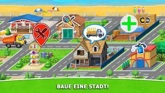 Bagger LKW Spiele: Stadt Bauen