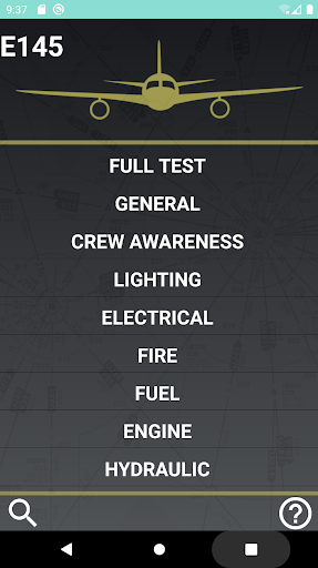 Android application EMB/ERJ 145 TRAINING GUIDE LT screenshort