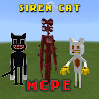 MCPE Siren Head and CartoonCat