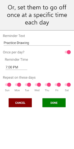 Remindern Screen 3