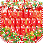 Cover Image of Download Red Christmas Keyboard Theme 2.0 APK